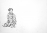 Farhan Jaffery, 11 x 15 Inch, Pencil on Paper, Figurative Painting, AC-FHJ-009
